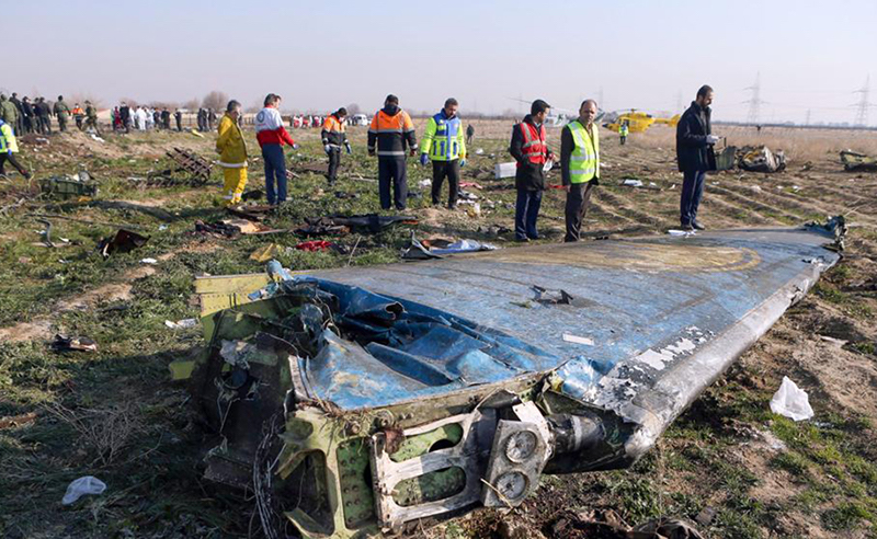 13 enero: Irán aceptó la responsabilidad por el avión derribado donde murieron 176 personas, con Constantino Urcuyo