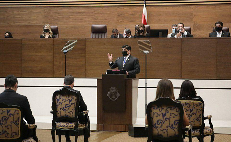 5 mayo: Carlos Alvarado presentó su informe de labores ante el Congreso. El análisis con Gina Sibaja. 