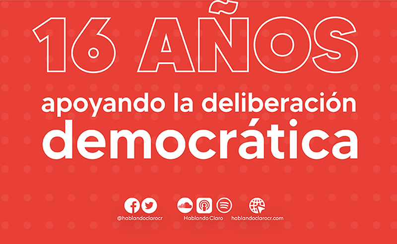 1 febrero: 16 años apoyando la deliberación democrática. Con Armando Mayorga, Boris Ramírez Vega y Vilma Ibarra.