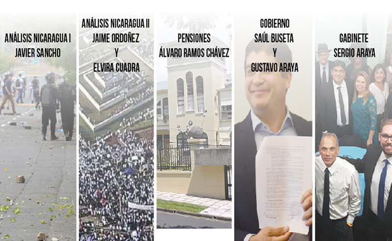 28 de abril: Resumen de nuestros programas de la semana. La crisis en Nicaragua y la presentación del gabinete de Carlos Alvarado, además de un repaso al tema de las pensiones. 