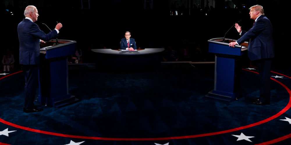 1 octubre El primer debate presidencial en Estados Unidos se centro en